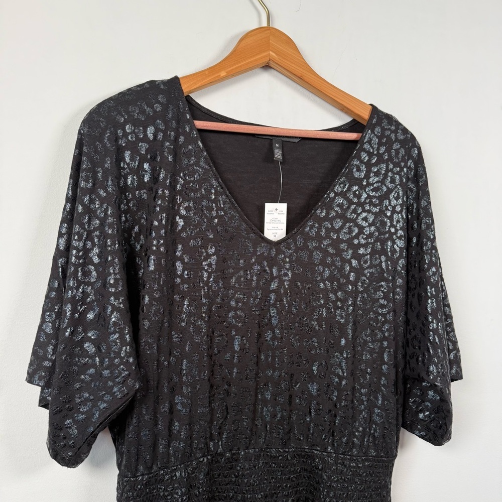 White House Black Market, NWT, Black Sequin Mini Dress, Size M - Picture 3 of 13